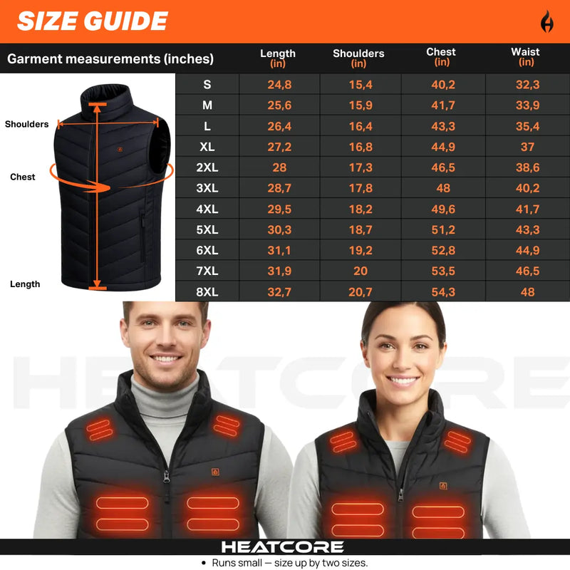 Heatcore™ Ultra 3 - Heated Down Vest with battery