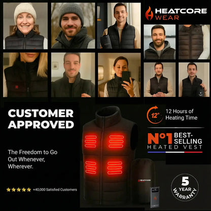 Heatcore Urban 8 – Unisex Heated Down Jacket