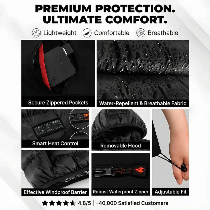 Heatcore Urban 8 – Unisex Heated Down Jacket