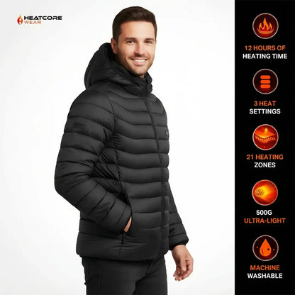 Heatcore Urban 8 – Unisex Heated Down Jacket
