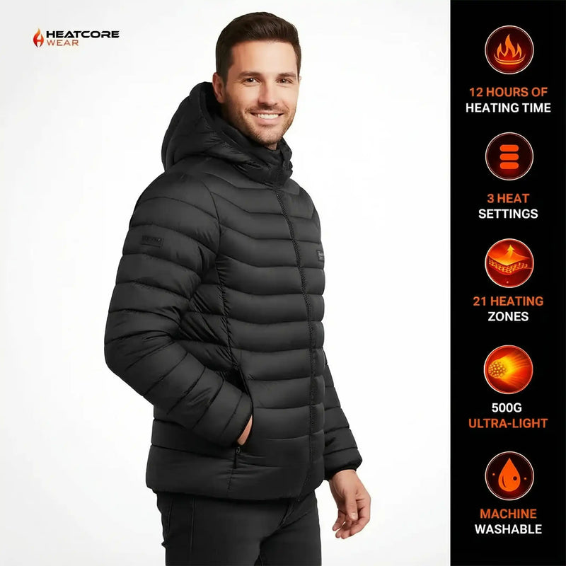 Heatcore Urban 8 – Unisex Heated Down Jacket